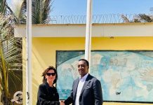 Guddoomiyaha Guddiga Doorashooyinka Qaranka oo la kulmayu safiirka Midowga Yurub ee Soomaaliya