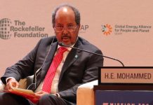 Madaxweyne Xasan Sheekh oo hadal ka jeediyey shirweynaha Tamarta Afrika