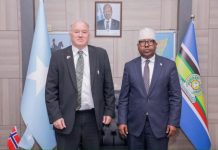 Wasiirka Arrimaha Dibadda Soomaaliya oo Siihayaha Safaaradda Norway kala hadlay iskaashi wadaagga