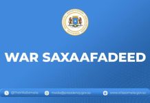 Madaxweynaha JFS oo xoojiyay baaqa Golaha Wasiirrada ee dagaalka ka dhanka ah Daacish