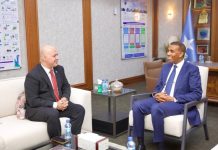 Ra’iisul Wasaaraha XFS oo xafiiskiisa ku qaabilay safiirka cusub ee Dowladda Falastiin