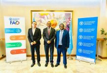 Wasiirka Xanaanad Xoolaha oo kulan la qaatay kaaliyaha Agaasimaha Guud ee FAO