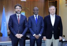 Wasiirka Dekedaha XFS oo qaabbilay Safiirka Turkiga ee Soomaaliya