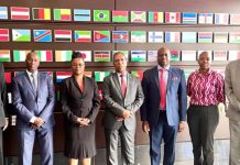 Wasiirka Howlaha Guud XFS oo shir muhiim ah la qaatay Madaxda Bangiga Horumarinta Afrika.