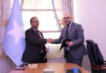 DF iyo Hay’adda UNOPS oo heshiis muhiim ah kala saxiixday