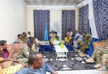 Madaxweyne Xasan Sheekh oo xalay la kulmay madaxda Hirshabeelle iyo saraakiisha ciidamada