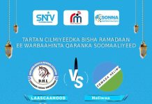 Degmada Heliwaa oo 14 dhibcood kaga badisay degmada Laascaano