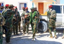 Madaxweynaha JFS oo gaaray Caddale si uu u hoggaamiyo dagaalka ka dhanka ah khawaarijta