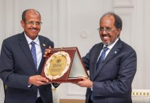 Madaxweynaha JFS oo kulan Afur ah ku maamuusay Guddoomiyaha Ururka Midowga Afrika