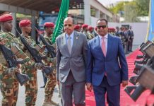 Guddoomiyaha midowga Afrika oo socdalakiisa Soomaaliya soo gabangabeeyey