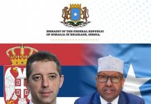 Soomaaliya iyo Serbiya oo ka wada hadlay xoojinta xiriirka labada dowladood