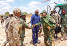 Madaxweyne Xasan Sheekh oo gaaray jiidda hore ee dagaalka Khawaarijta