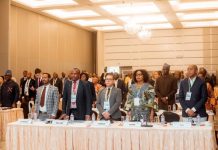 Guddoomiyaha Guddiga Madaxa bannaan ee Doorashooyinka Qaranka shir uga qayb galay Ghana