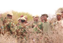 Ciidanka Xoogga Dalka iyo kuwa deegaanka oo caawa dhulka iyo cirka ka wada howlgallo barakeysan