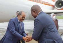 Madaxweyna Xasan Sheekh oo gaaray Kampala