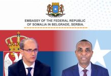 Ra’iisal wasaare Xamse Cabdi Barre oo dhambaal Tahniyad ah u diray Ra’iisul Wasaaraha Cusub ee Serbia