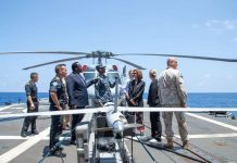 Raโiisul Wasaare ku-xigeenka XFS oo kormeeray ciidamo tababar ku qaadanayay Markabka Hawlgalka Atalanta ee EU