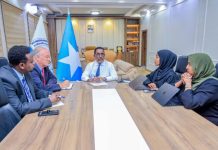 Wasiirka Arrimaha Gudaha oo la kulmay Ku Simaha safiirka dowladda Norway ee Soomaaliya