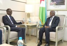 Wasiirka Ganacsiga iyo Warshadaha oo la kulmay Ra’iisul Wasaaraha Jabuuti