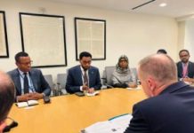 Wasiirka Maaliyadda XFS oo shirar muhiim ah kula yeeshay madax kala duwan magaalada Washington DC