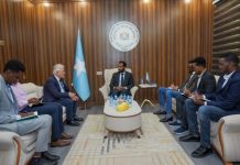 Wasiirka Dhallinyarada iyo Ciyaaraha oo kulan la qaatay Wakiilka UNDP ee Soomaaliya