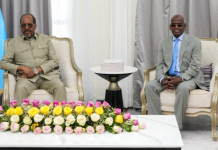 Madaxweyne Xasan Sheekh oo gaaray Jabuuti