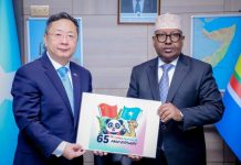 Wasiirka Arrimaha Dibadda XFS oo qaabilay Safiirka Shiinaha ee Soomaaliya