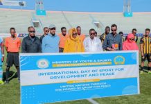 Maalinta caalamiga ah ee horumarinta isboortiga iyo Nabadda oo Muqdisho laga xusay