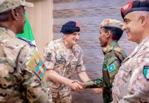 Taliyaha Ciidanka Xoogga dalka oo kulan la qaatay dhigiisa dalka Talyaaniga