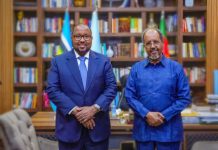 Madaxweynaha JFS oo qaabilay hoggaamiyaha maamulka SSC-Khaatumo