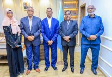 Wasiirka Arrimaha Gudaha oo qaabilay Wasiirro ka tirsan SSC-KHAATUMO