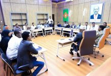 Wasiirka Gaashaandhigga XFS oo shir guddoomiyey shirka Guddiga Farsamo Arrimaha Xasilinta