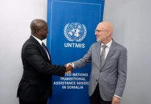 Gudoomiyaha gobolka Banaadir oo la kulmay wakiilka QM ee Soomaaliya