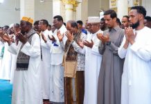 Madaxweyne Xasan Sheekh oo ka qayb galay janaasada AUN Ugaas Cabdullaahi Ugaaas Faarax