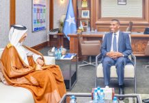 Ra’iisul Wasaaraha XFS oo xafiiskiisa ku qaabilay Danjiraha Qatar ee Soomaaliya