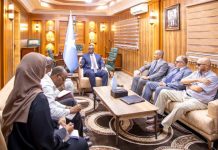 Wasiirka Cadaaladda oo la kulmay wafdi uu hoggaaminayay Safiirka Talyaaniga u fadhiya Soomaaliya