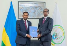 Wasaaradda arrimaha dibadda Rwanda oo aqoonsiga ka guddoontay danjiraha Soomaaliya