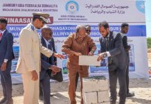 Madaxweynaha Soomaaliya oo dhagax dhigay xarun cusub oo ay ku howlgalaan Wasaaradda Ciyaaraha