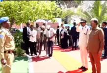 Madaxweynaha Soomaaliya oo ubax-dhiggay taallada urrurka dhallinyarada ee SYL