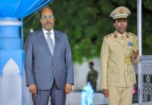 Madaxweyne Xasan Sheekh oo ka qaybgalay xuska 65-aad ee todobaadka xoriyadda