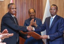 Madaxweyne Xasan Sheekh oo xilka agaasimaha NISA u wareejiyey Mahad Salaad