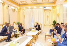 Madaxweynaha JFS oo Madaxtooyada Qaranka ku qaabilay Madaxa Guddiga Dhaqaalaha Qaramada Midoobay ee Afrika