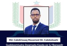 Guddoomiyaha gobolka Banaadir oo guddoomiye cusub u magacaabay degmada Kaxda