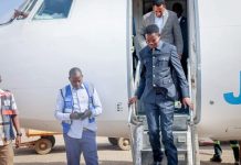 Wasiirka Amniga Gudaha XFS oo gaaray Magaalada Baydhabo