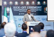 Wasiirka Caddaaladda oo maanta ka qaybgalay daahfurka mashruuc lagu horumarinayo xirfadaha shaqaalaha dowladda