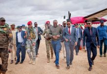 Madaxweynaha Koonfur Galbeed oo gaaray Magaalada Xudur ee Xarunta Gobolka Bakool