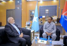 Duqa muqdisho oo qaabbilay kusimaha Safiirka Libiya u fadhiya Soomaliya