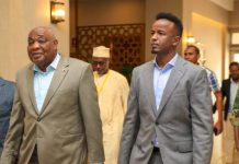 Wasiir dowlaha Gaashaandhigga XFS oo Muqdisho ku soo dhoweeyey wasiirka Gashaandhiga Komoros