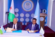 Soomaaliya iyo Jabuuti oo Kala saxiixday heshiis is-afgarad oo muhiim ah