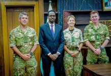 Wasaaradda gaashaandhigga oo soo dhoweysay saraakiil ka socota Ingiriiska